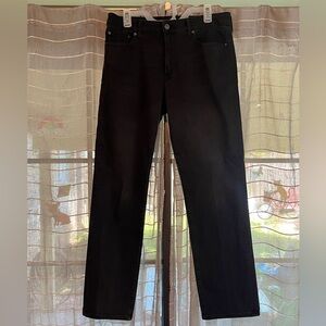 American Eagle black denim jeans men’s original straight size 33 x 32